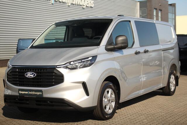 Ford TRANSIT CUSTOM 320 2.0TDCI 150pk L2H1 Trend DC | L+R Zijdeur | Keyless | Carplay/Android | Lease 717,- p/m