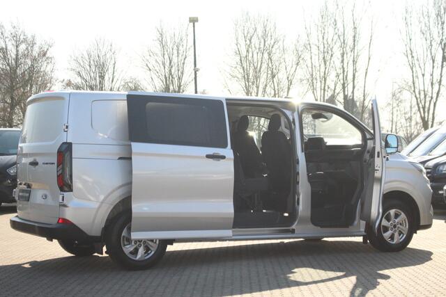 Ford TRANSIT CUSTOM 320 2.0TDCI 150pk L2H1 Trend DC | L+R Zijdeur | Keyless | Carplay/Android | Lease 717,- p/m
