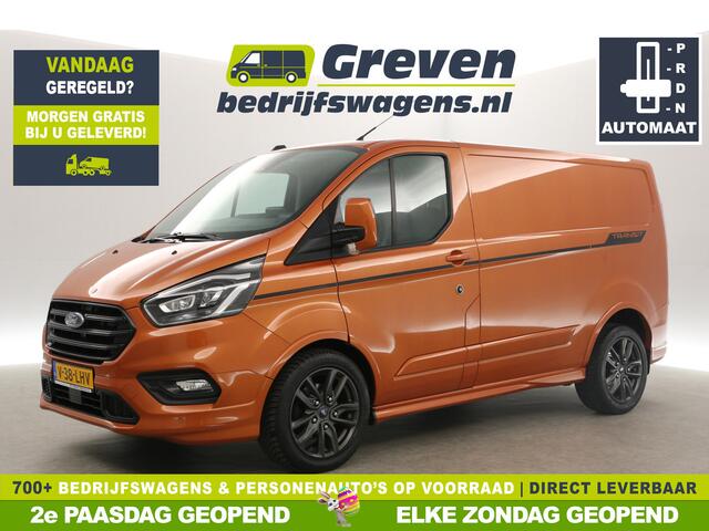 Ford TRANSIT CUSTOM 290 2.0 TDCI L1H1 Sport 185PK Automaat Airco Camera Cruise Carplay PDC LED 3 Persoons 18"LMV Trekhaak