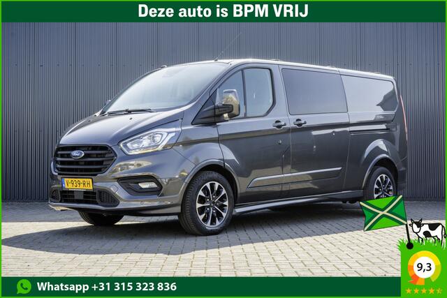 Ford TRANSIT CUSTOM 2.0 TDCI L2H1 Sport | 170 PK | 5-Zits | Schuifdeur L+ R | Android Auto | Camera | Navigatie | PDC | Cruise | Airco | LED | Euro 6