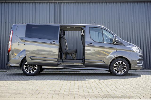 Ford TRANSIT CUSTOM 2.0 TDCI L2H1 Sport | 170 PK | 5-Zits | Schuifdeur L+ R | Android Auto | Camera | Navigatie | PDC | Cruise | Airco | LED | Euro 6