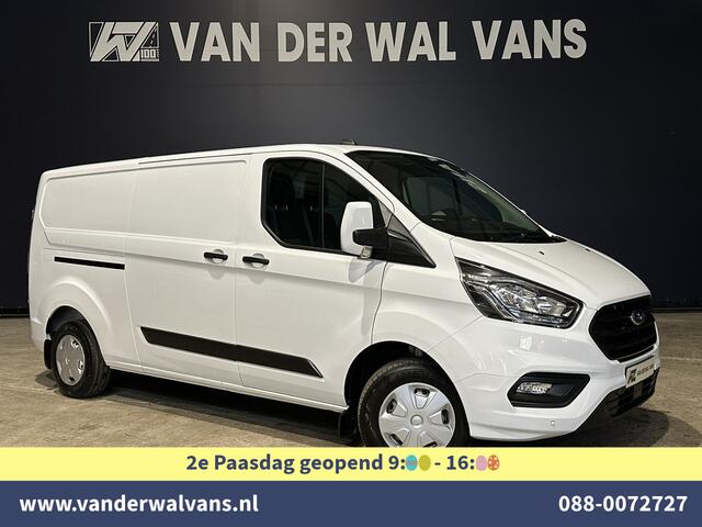 Ford TRANSIT CUSTOM 2.0 TDCI 131pk L2H1 Euro6 Airco | LED | Cruisecontrol | Verwarmde voorruit | 2800kg trekvermogen Parkeersensoren, Bijrijdersbank,