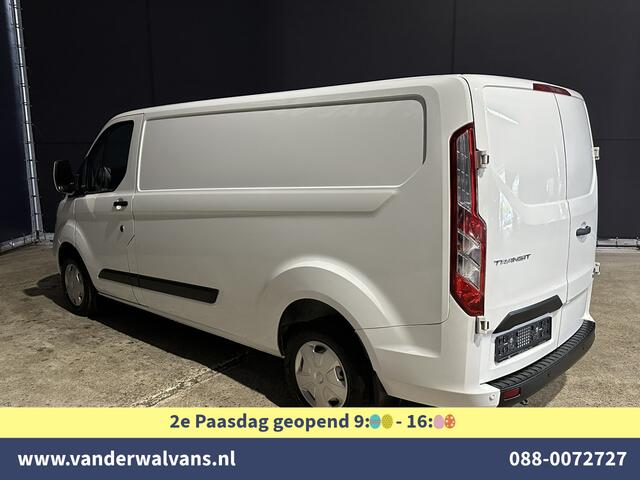 Ford TRANSIT CUSTOM 2.0 TDCI 131pk L2H1 Euro6 Airco | LED | Cruisecontrol | Verwarmde voorruit | 2800kg trekvermogen Parkeersensoren, Bijrijdersbank,