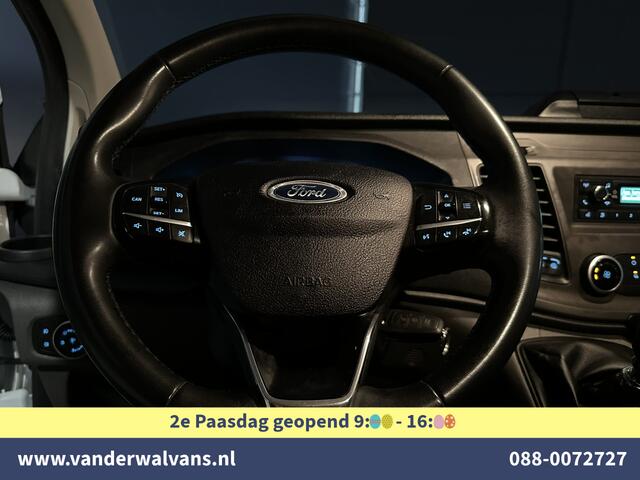 Ford TRANSIT CUSTOM 2.0 TDCI 131pk L2H1 Euro6 Airco | LED | Cruisecontrol | Verwarmde voorruit | 2800kg trekvermogen Parkeersensoren, Bijrijdersbank,