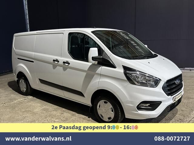 Ford TRANSIT CUSTOM 2.0 TDCI 131pk L2H1 Euro6 Airco | LED | Cruisecontrol | Verwarmde voorruit | 2800kg trekvermogen Parkeersensoren, Bijrijdersbank,