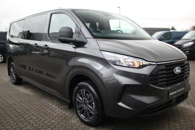 Ford TRANSIT CUSTOM 320 2.0TDCI 150pk L2H1 Trend DC | L+R Zijdeur | Keyless | Carplay/Android | Lease 717,- p/m