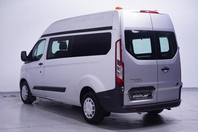 Ford TRANSIT CUSTOM 2.0 TDCI 130 pk L2H2 Dubbel Cabine 6p Airco Cruise Control, PDC V+A, Hoog Dak