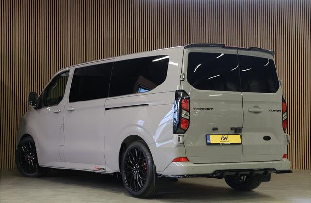 Ford TRANSIT CUSTOM 320 2.0 TDCI 170PK L2H1 LIMITED DC AUT | BPM VRIJ | L+R Schuifdeur | ACC | Blind Spot | Navigatie | Camera | CarPlay | Lane Assist | Stoelverwarming | Raptor Edition | Trekhaak | 6-Zitter | Dubbel Cabine | Verlengde fabrieksgarantie tot 09-2029
