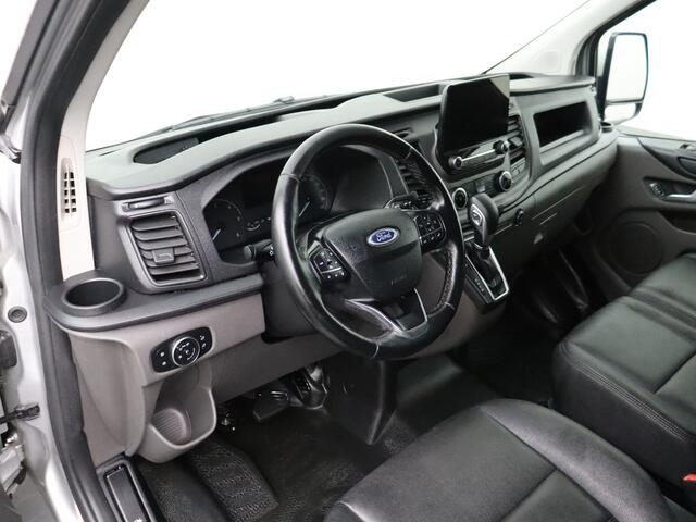 Ford TRANSIT CUSTOM 2.0TDCI 130PK Lang Automaat Dubbele Cabine | Leder | Navigatie | Camera | Trekhaak