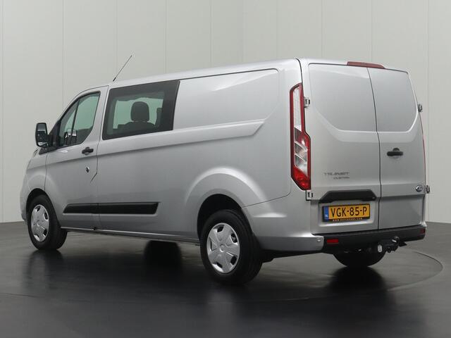 Ford TRANSIT CUSTOM 2.0TDCI 130PK Lang Automaat Dubbele Cabine | Leder | Navigatie | Camera | Trekhaak