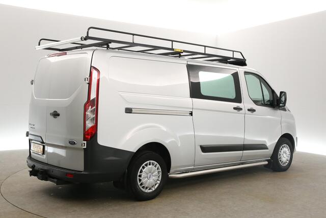 Ford TRANSIT CUSTOM 290 2.2 TDCI L2H1 Dubbele Cabine 6 Persoons Airco Cruise Camera PDC Imperiaal Trekhaak