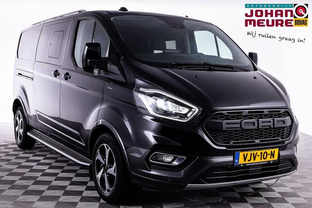 Ford TRANSIT CUSTOM 320 2.0 TDCI L2H1 Active Limited DC | Half LEDER | Dubbele SCHUIFDEUR | Trekhaak *EX.BTW* .