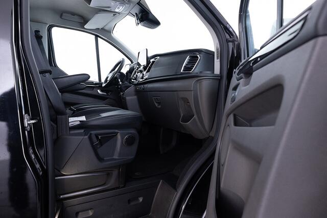 Ford TRANSIT CUSTOM 320 2.0 TDCI L2H1 Active Limited DC | Half LEDER | Dubbele SCHUIFDEUR | Trekhaak *EX.BTW* .