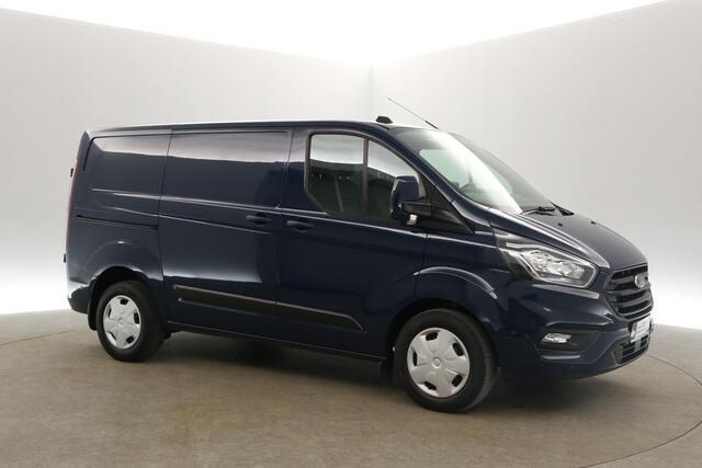 Ford TRANSIT CUSTOM 340 Ecoboost L1H1 211PK | BENZINE | Plug-in Hybride | EMISSIEVRIJE ZONE | Airco Cruise Carplay LED Navi PDC 3 Persoons Stoetlverw.