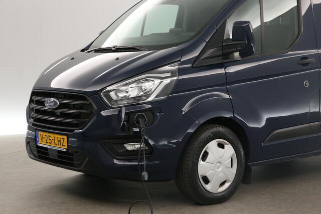 Ford TRANSIT CUSTOM 340 Ecoboost L1H1 211PK | BENZINE | Plug-in Hybride | EMISSIEVRIJE ZONE | Airco Cruise Carplay LED Navi PDC 3 Persoons Stoetlverw.