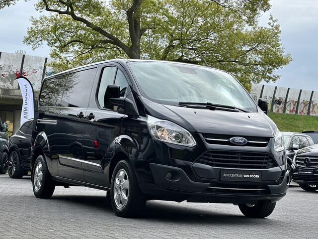 Ford TRANSIT CUSTOM 290 2.0 TDCI 170pk | Automaat | L2 | 2x Schuifdeur | Zwart | Airco | Cruise Contr. | PDC | Trekhaak