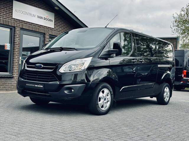 Ford TRANSIT CUSTOM 290 2.0 TDCI 170pk | Automaat | L2 | 2x Schuifdeur | Zwart | Airco | Cruise Contr. | PDC | Trekhaak