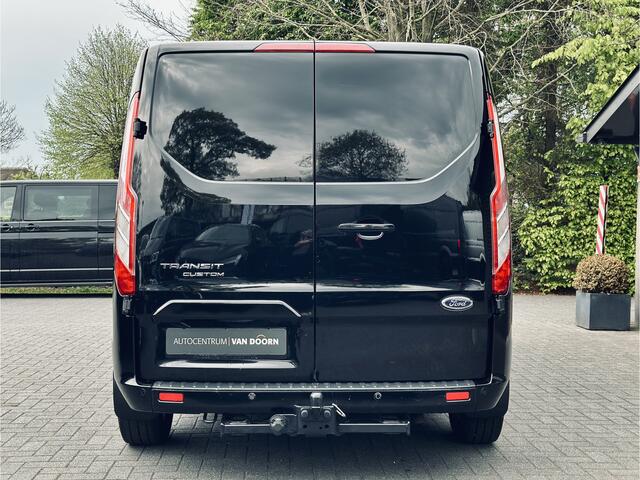 Ford TRANSIT CUSTOM 290 2.0 TDCI 170pk | Automaat | L2 | 2x Schuifdeur | Zwart | Airco | Cruise Contr. | PDC | Trekhaak