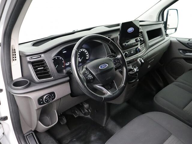 Ford TRANSIT CUSTOM 2.0TDCI Lang | Dakdraagsysteem | Navigatie | Airco | 3-Persoons | Betimmering