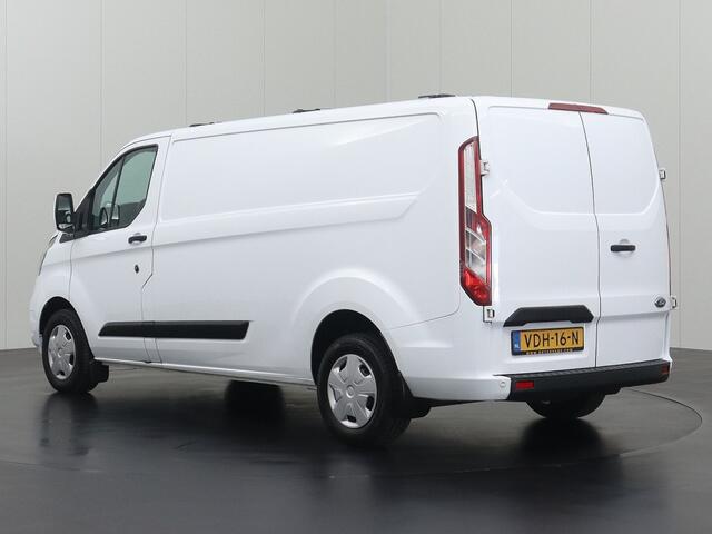 Ford TRANSIT CUSTOM 2.0TDCI Lang | Dakdraagsysteem | Navigatie | Airco | 3-Persoons | Betimmering
