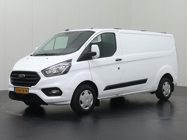 Ford TRANSIT CUSTOM 2.0TDCI Lang | Dakdraagsysteem | Navigatie | Airco | 3-Persoons | Betimmering