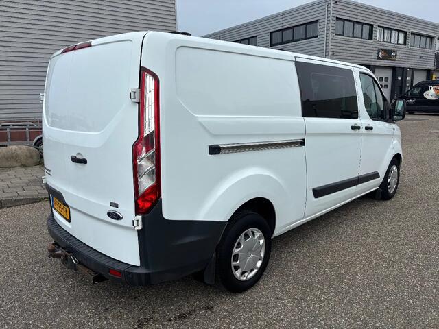 Ford TRANSIT CUSTOM 2.0TDCI L2H1 Dubbelcabine Airco Navi Cruisecontrol Trekhaak EURO 6
