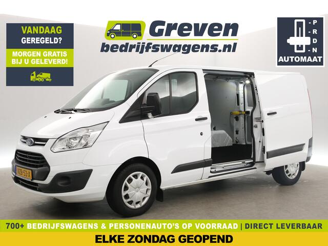 Ford TRANSIT CUSTOM 340 2.0 TDCI L2H1 Trend 170PK Automaat 2xSchuifdeur Airco Cruise 3 Persoons Parkeersensoren