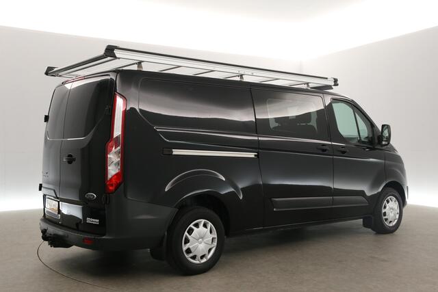 Ford TRANSIT CUSTOM 290 2.0 TDCI L2H1 | Dubbele Cabine | 6 Persoons | 2xSchuifdeur Airco Cruise Trekhaak Navigatie PDC Imperiaal