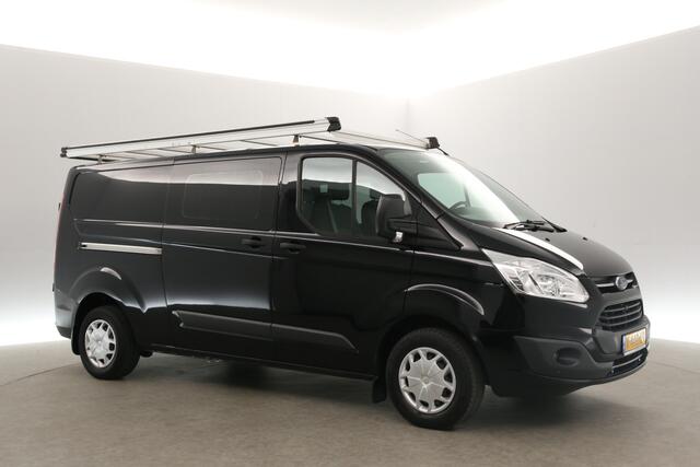 Ford TRANSIT CUSTOM 290 2.0 TDCI L2H1 | Dubbele Cabine | 6 Persoons | 2xSchuifdeur Airco Cruise Trekhaak Navigatie PDC Imperiaal