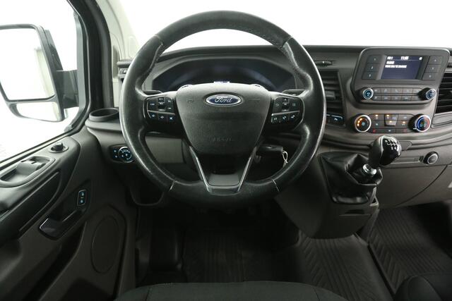 Ford TRANSIT CUSTOM 300 2.0 TDCI L2H2 Airco Camera Cruise 2xSchuifdeur LED 3 Persoons PDC Stoelverwarming Elektrpakket