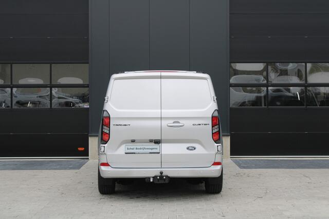 Ford TRANSIT CUSTOM 320 2.0 TDCI L2H1 Limited 170pk - 2x Schuif - Stoel/Stuurverwarming - ACC - Sidebars - 1+1 stoel opstelling - Opvouwbare dakdrager - Rijklaar
