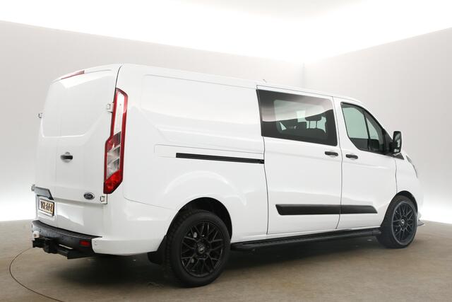 Ford TRANSIT CUSTOM 320 2.0 TDCI L2H1 Limited | Dubbele Cabine | 6 Persoons Airco Camera Carplay Cruise PDC 18''LMV Trekhaak