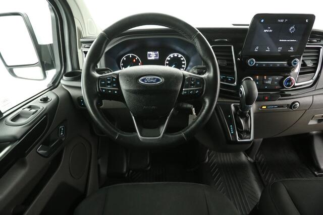 Ford TRANSIT CUSTOM 280 2.0 TDCI L1H1 170PK Automaat Airco Camera Cruise Carplay LED 3 Persoons PDC 16"LMV Trekhaak