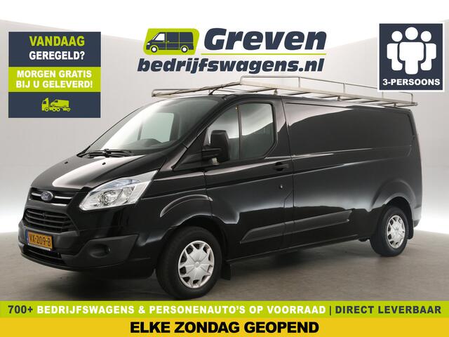 Ford TRANSIT CUSTOM 290 2.2 TDCI L2H1 Airco Cruise Navigatie PDC 3 Persoons Imperiaal Elektrpakket Trekhaak