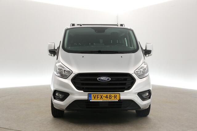 Ford TRANSIT CUSTOM 2.0 TDCI L2H1 Dubbele Cabine 6 Persoons Airco Cruise Camera Carplay Navigatie PDC LED Trekhaak