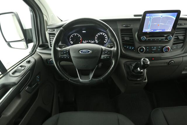 Ford TRANSIT CUSTOM 2.0 TDCI L2H1 Dubbele Cabine 6 Persoons Airco Cruise Camera Carplay Navigatie PDC LED Trekhaak