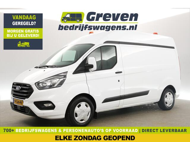 Ford TRANSIT CUSTOM 320 2.0 TDCI L2H2 2800KG Trekgew. Airco Cruise PDC Stoelverwarming LED Elektrpakket Trekhaak
