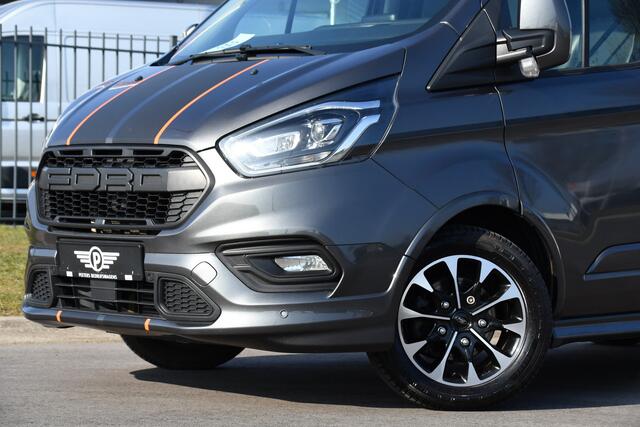 Ford TRANSIT CUSTOM 320 2.0 TDCI L1H1 Sport DC Adaptieve Cruise, Camera, Carplay, 185PK, Leder, Automaat, Dodehoek, UNIEK!