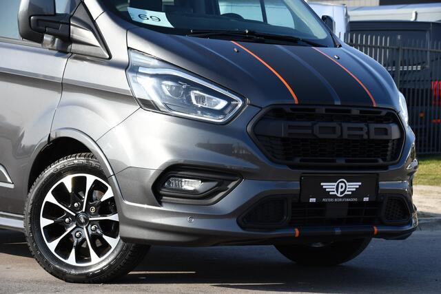 Ford TRANSIT CUSTOM 320 2.0 TDCI L1H1 Sport DC Adaptieve Cruise, Camera, Carplay, 185PK, Leder, Automaat, Dodehoek, UNIEK!