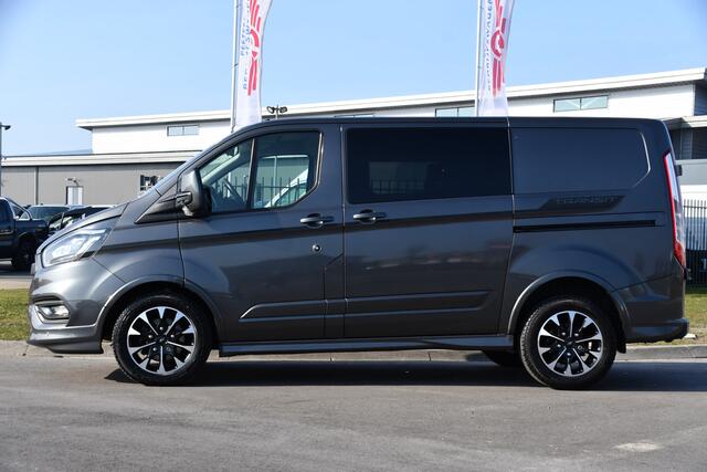 Ford TRANSIT CUSTOM 320 2.0 TDCI L1H1 Sport DC Adaptieve Cruise, Camera, Carplay, 185PK, Leder, Automaat, Dodehoek, UNIEK!