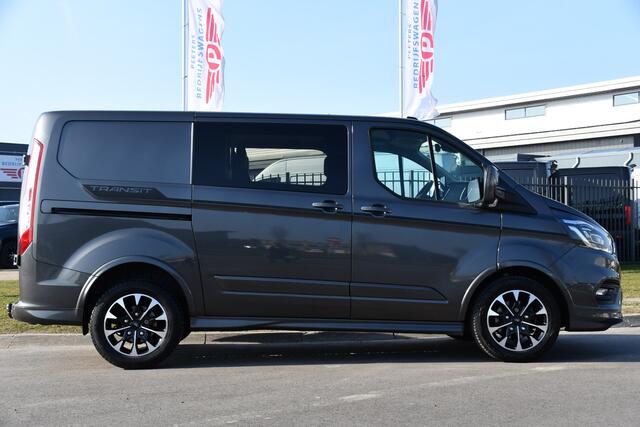 Ford TRANSIT CUSTOM 320 2.0 TDCI L1H1 Sport DC Adaptieve Cruise, Camera, Carplay, 185PK, Leder, Automaat, Dodehoek, UNIEK!