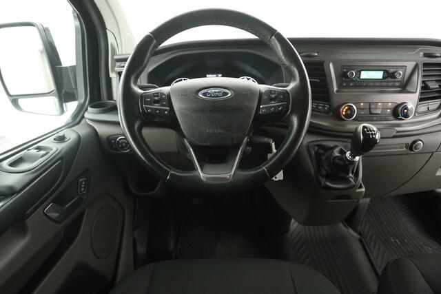 Ford TRANSIT CUSTOM 300 2.0 TDCI L2H1 Airco Cruise LED 2800KG Trekgew. Trekhaak 3 Persoons 16"LMV PDC Stoelverwarming