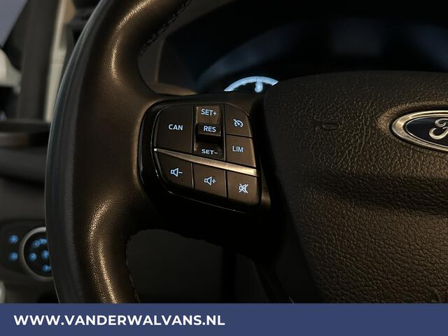 Ford TRANSIT CUSTOM 2.0 TDCI 131pk L2H1 Euro6 Airco | Cruisecontrol | Parkeersensoren | 2800kg Trekvermogen verwarmde voorruit, bijrijdersbank