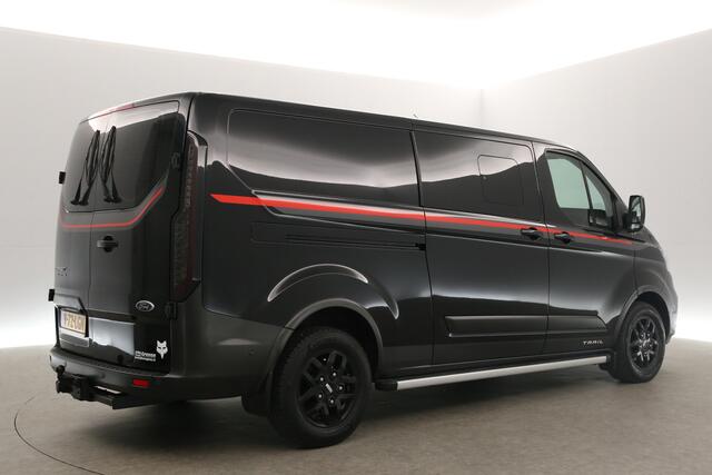 Ford TRANSIT CUSTOM 340 2.0 TDCI L2H1 TRAIL | MARGE! | Airco Camera Cruise LED Carplay Leder Navi 3 Persoons Trekhaak
