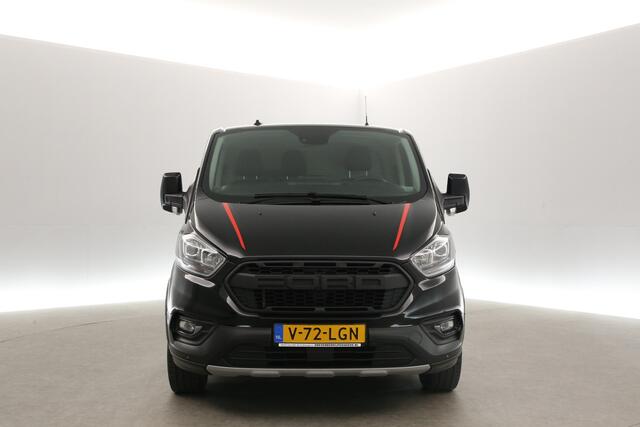 Ford TRANSIT CUSTOM 340 2.0 TDCI L2H1 TRAIL | MARGE! | Airco Camera Cruise LED Carplay Leder Navi 3 Persoons Trekhaak