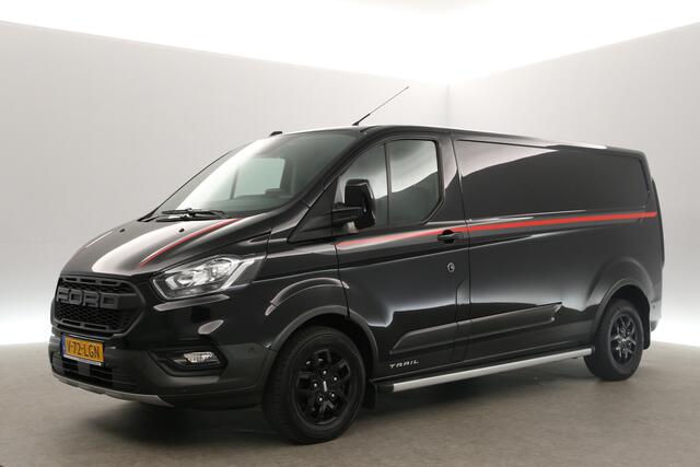 Ford TRANSIT CUSTOM 340 2.0 TDCI L2H1 TRAIL | MARGE! | Airco Camera Cruise LED Carplay Leder Navi 3 Persoons Trekhaak