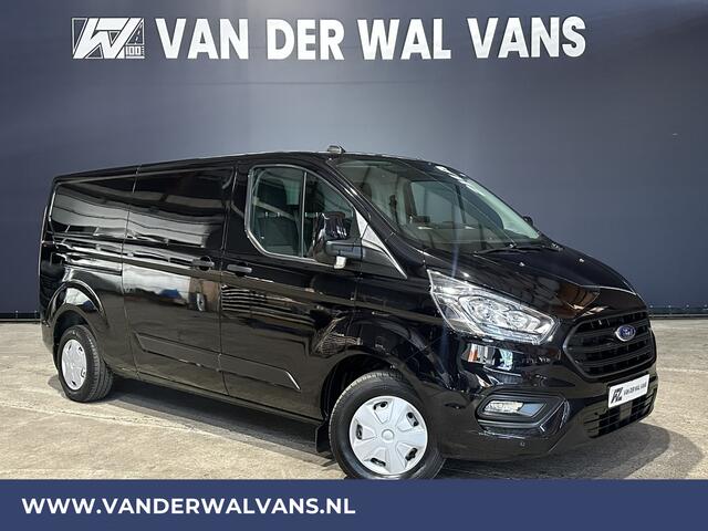 Ford TRANSIT CUSTOM 2.0 TDCI 131pk L2H1 Euro6 Airco | LED | Cruisecontrol | Apple Carplay Android Auto, Verwarmde voorruit, Parkeersensoren, Bijrijdersbank, 2800kg trekvermogen