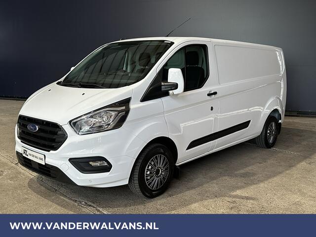 Ford TRANSIT CUSTOM 2.0 TDCI 131pk L2H1 Euro6 Airco | LED | Cruisecontrol | Verwarmde voorruit Parkeersensoren, Bijrijdersbank, 2800kg trekvermogen