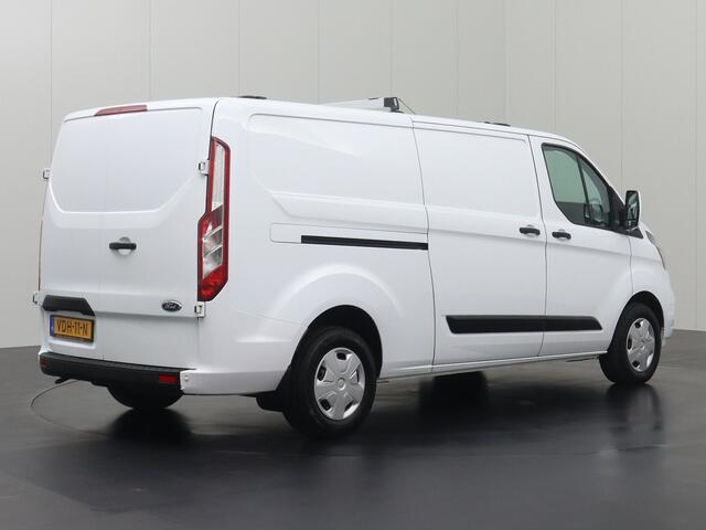 Ford TRANSIT CUSTOM 2.0TDCI Lang Trend | Dakdraagsysteem | Navigatie | Airco | 3-Persoons | Betimmering