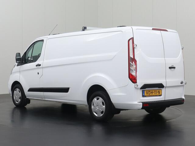 Ford TRANSIT CUSTOM 2.0TDCI Lang Trend | Dakdraagsysteem | Navigatie | Airco | 3-Persoons | Betimmering